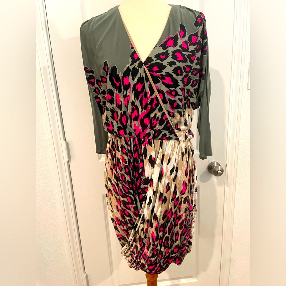 Tibi leopard print dress